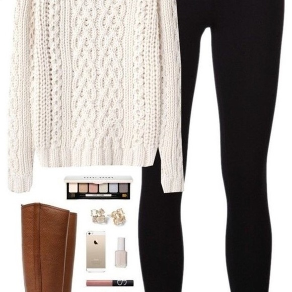 High Waisted Fleece Lined Leggings - Picture 2 of 8